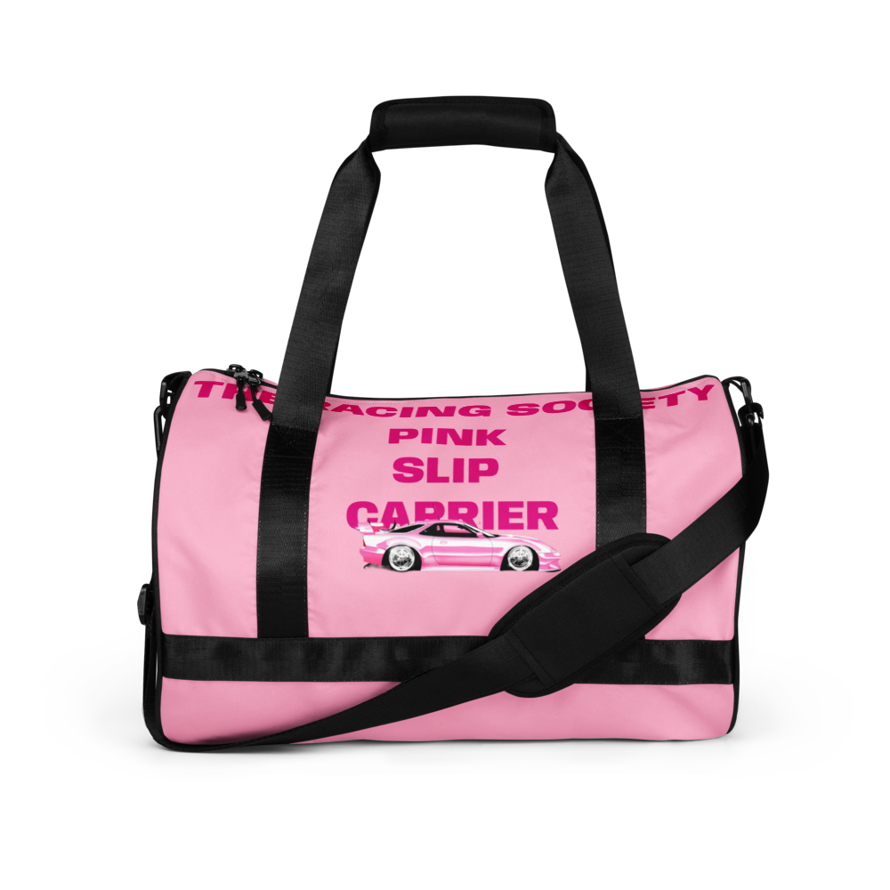Pink Slip Carrier Gym Bag, The Racing Society — product view 3
