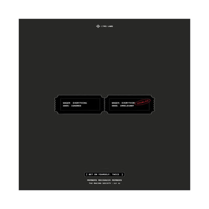 Bet On Yourself. Twice. — art print in situ