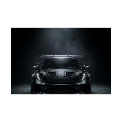 Blackout Beam car poster — matte automotive wall art, flat
