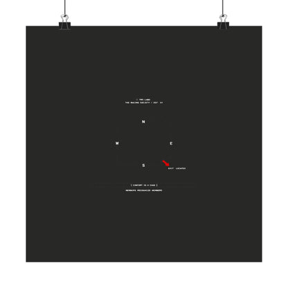 Comfort Is A Cage — TRS Labs art print