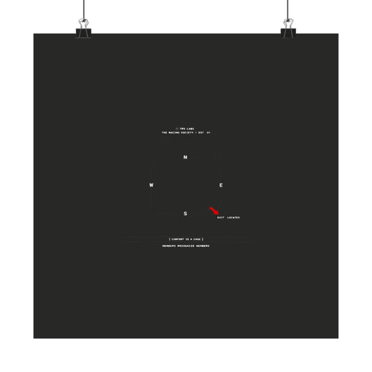 Comfort Is A Cage — TRS Labs art print