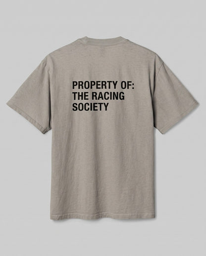 Property Of — back flat, Faded Grey
