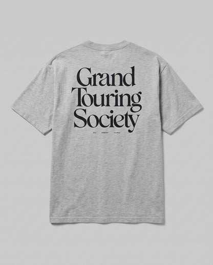 Grand Touring Society — back flat, Faded Grey