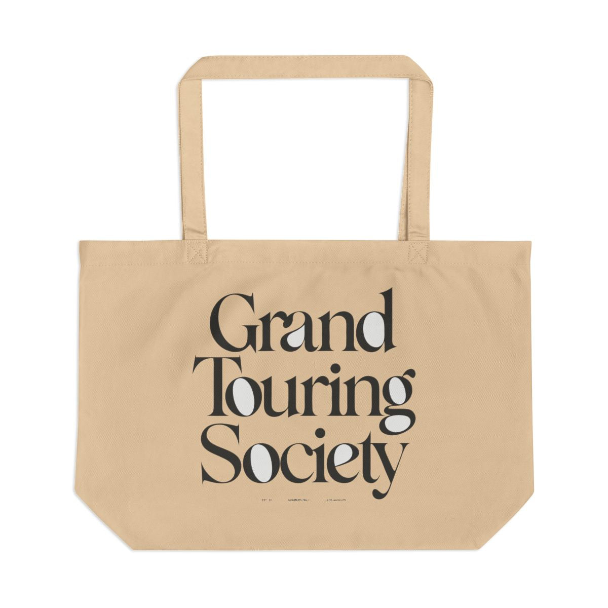 Grand Touring Society large eco tote bag — Oyster