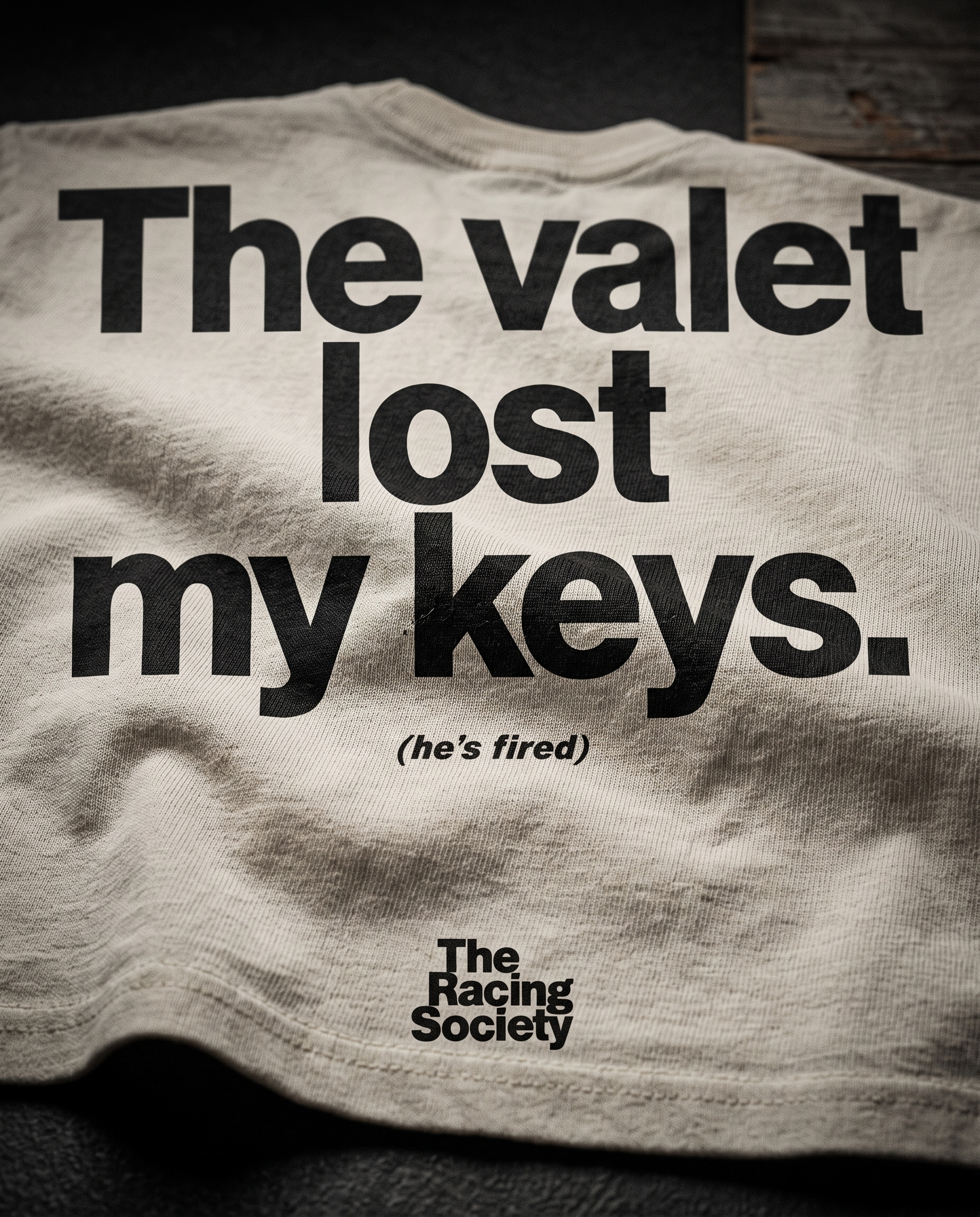 The Valet Lost My Keys — print macro