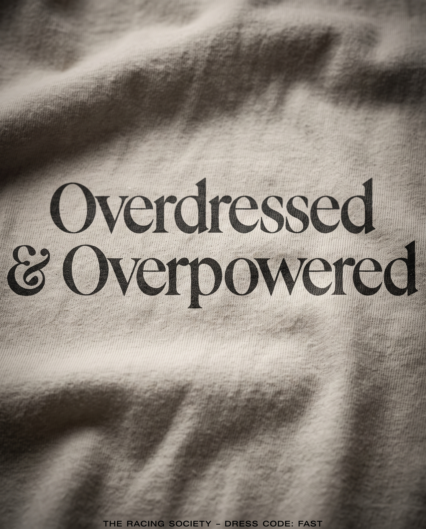 Overdressed & Overpowered — print macro
