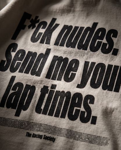 Send Me Your Lap Times — print macro