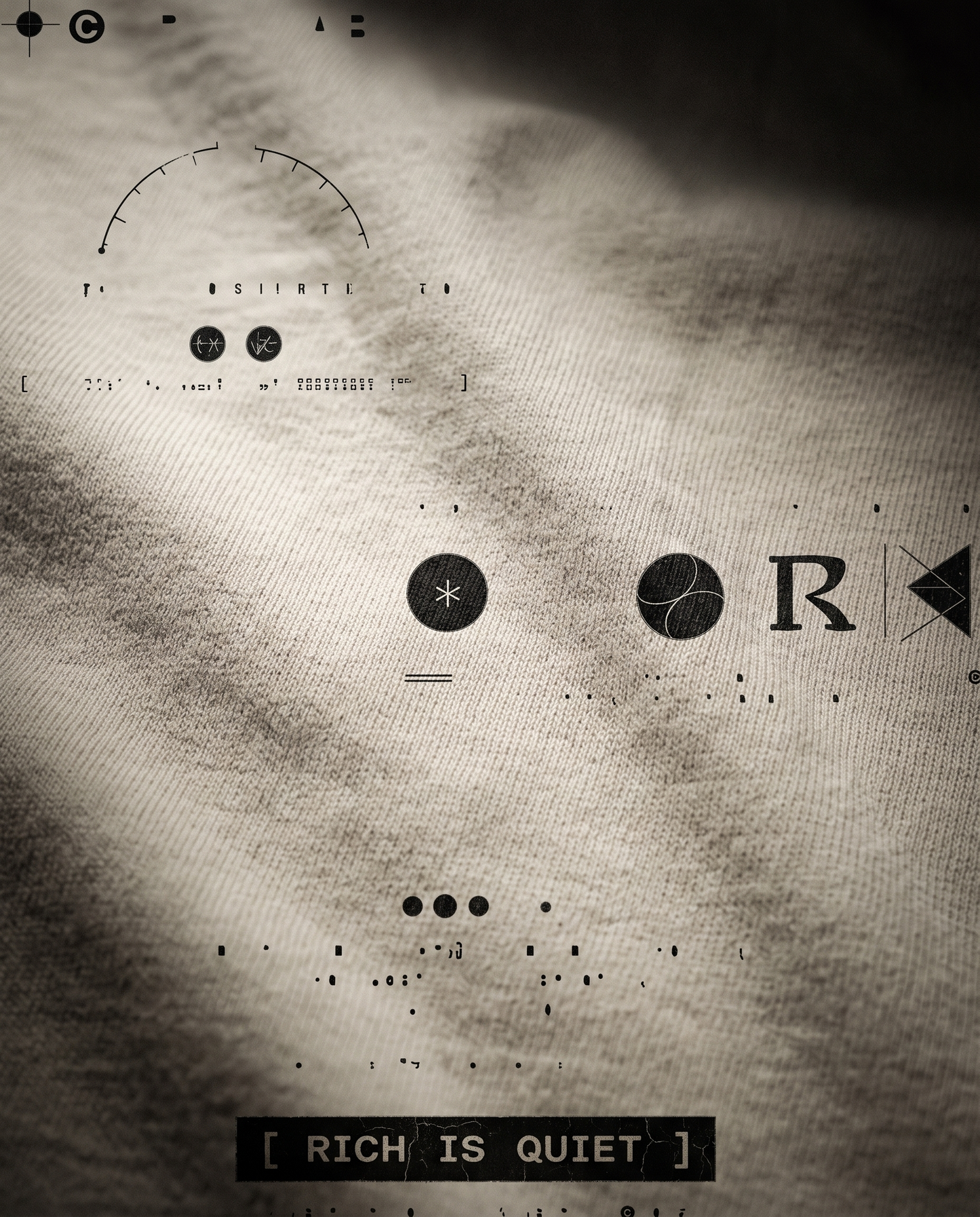 Rich Is Quiet — print macro