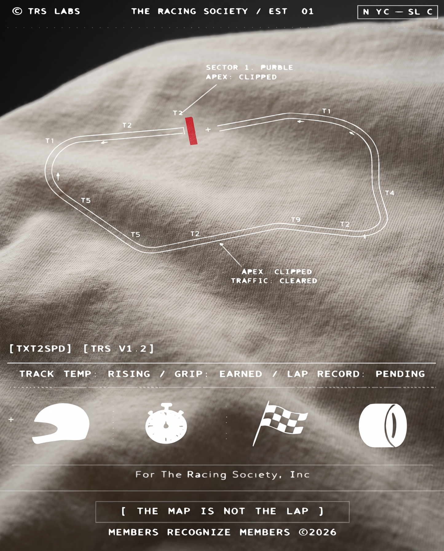 The Map Is Not The Lap — print macro