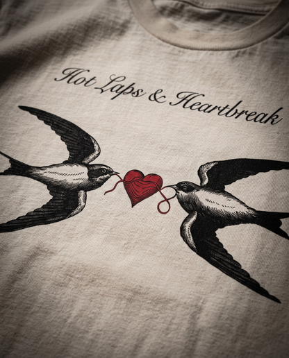 Hot Laps & Heartbreak — print macro