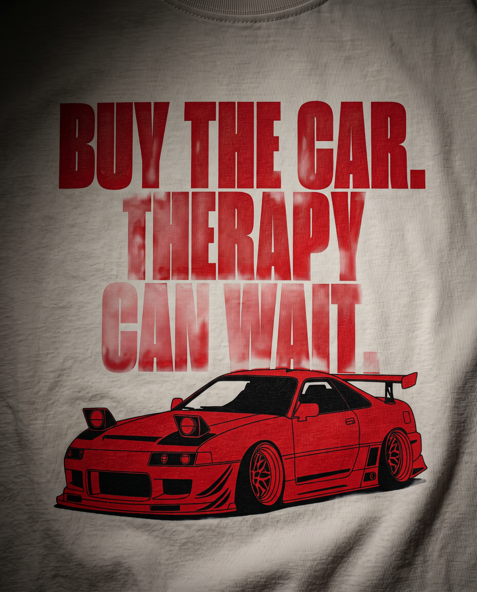 Buy The Car. Therapy Can Wait. — print macro