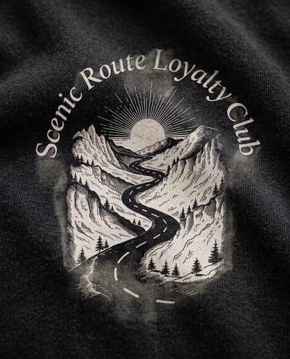 Scenic Route Loyalty Club — print macro