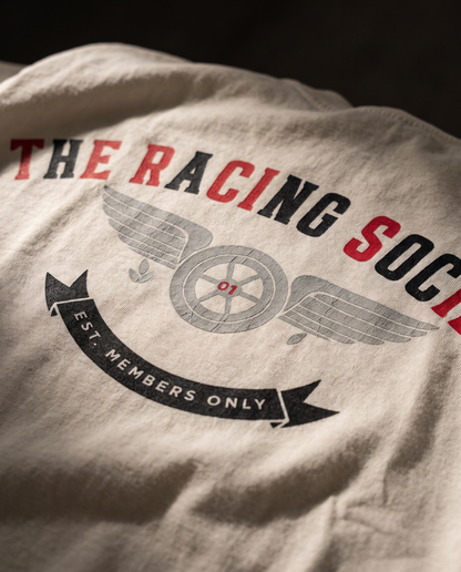 Racing Society Crest — print macro