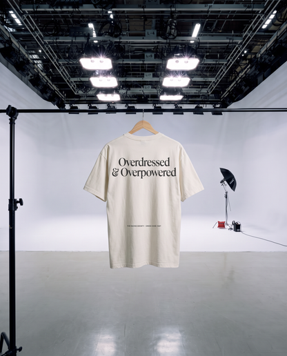 Overdressed & Overpowered — hanger