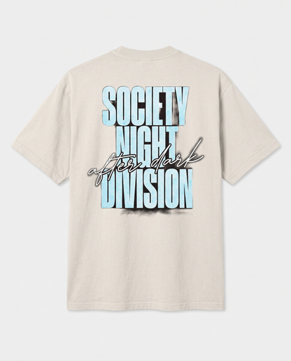 Society Night Division — back flat, Faded Bone