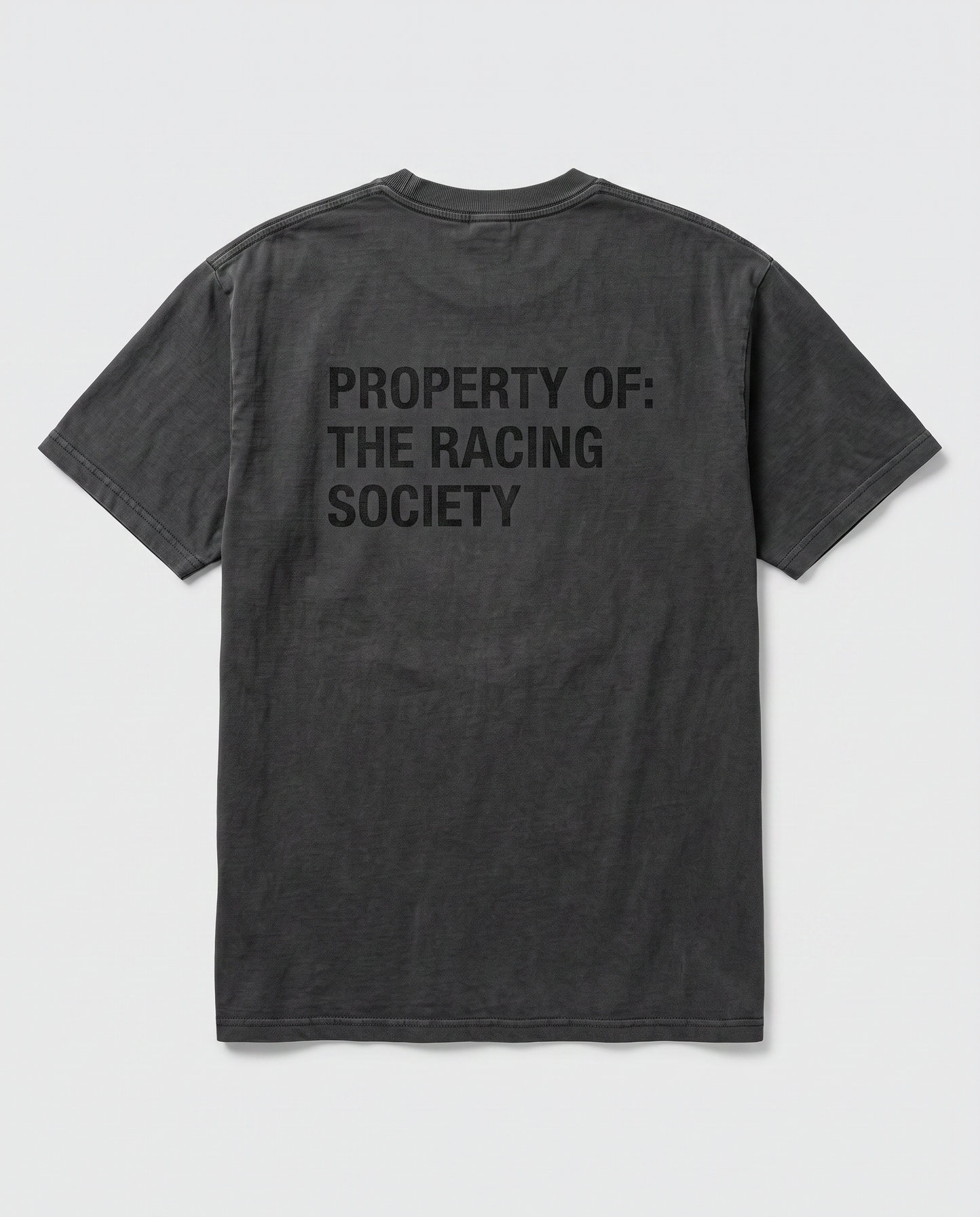 Property Of — back flat, Faded Black