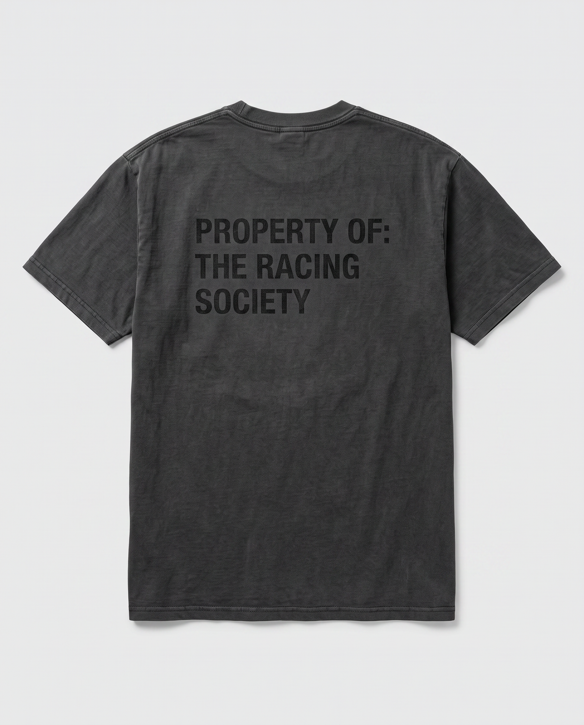 Property Of — back flat, Faded Black