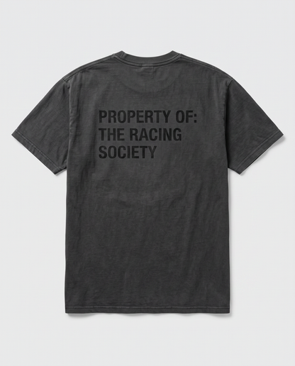 Property Of — back flat, Faded Black