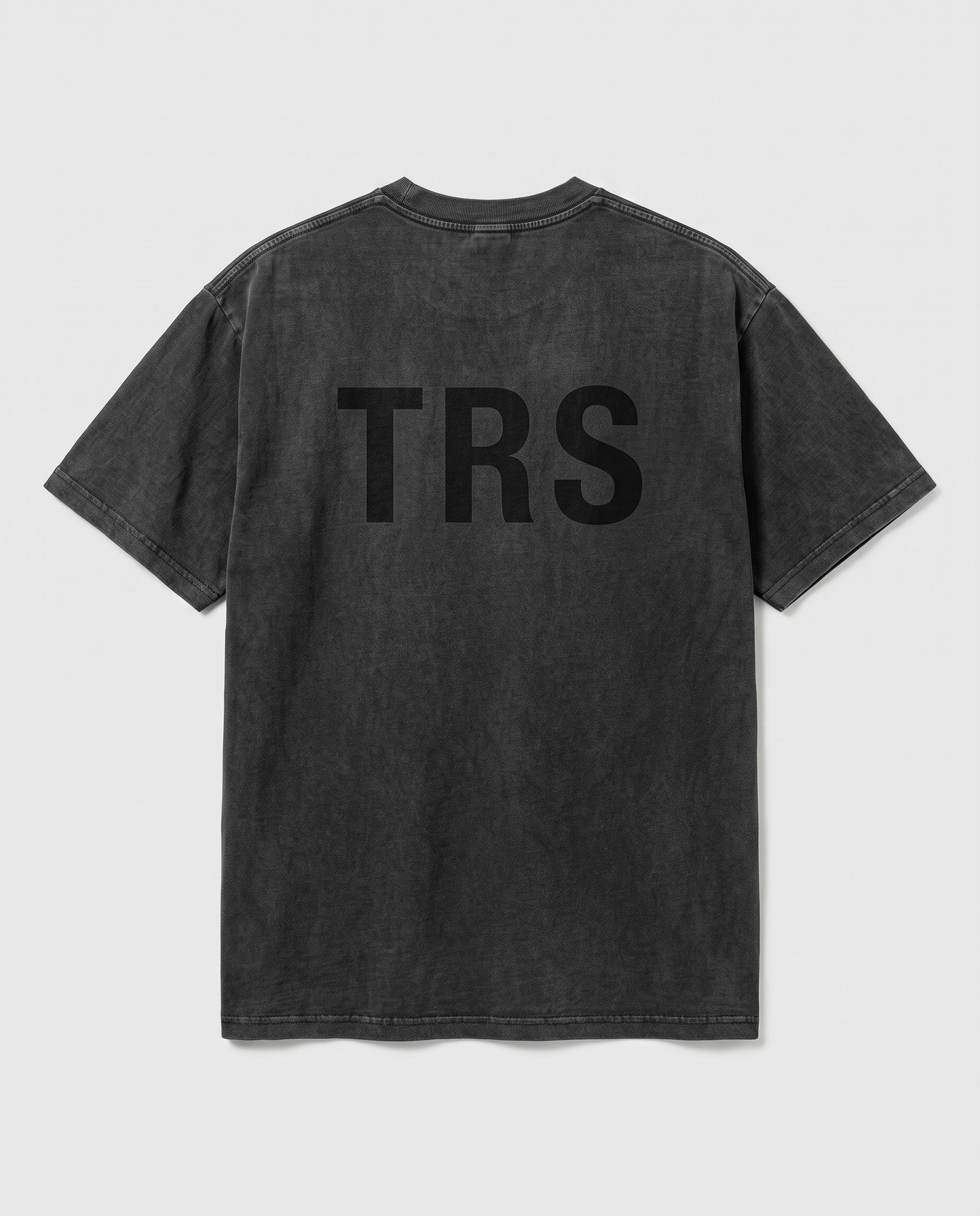 TRS Monogram — back flat, Faded Black