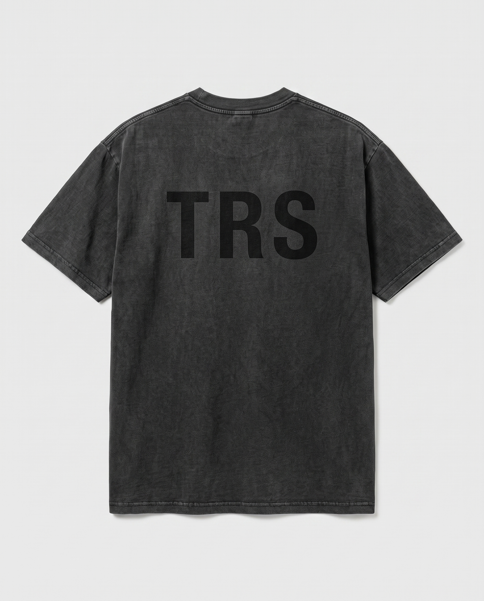 TRS Monogram — back flat, Faded Black