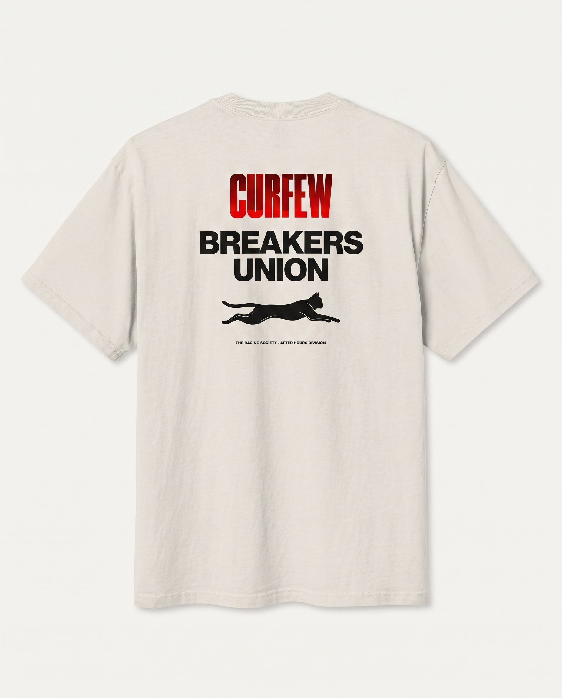 Curfew Breakers Union — back flat, Faded Bone
