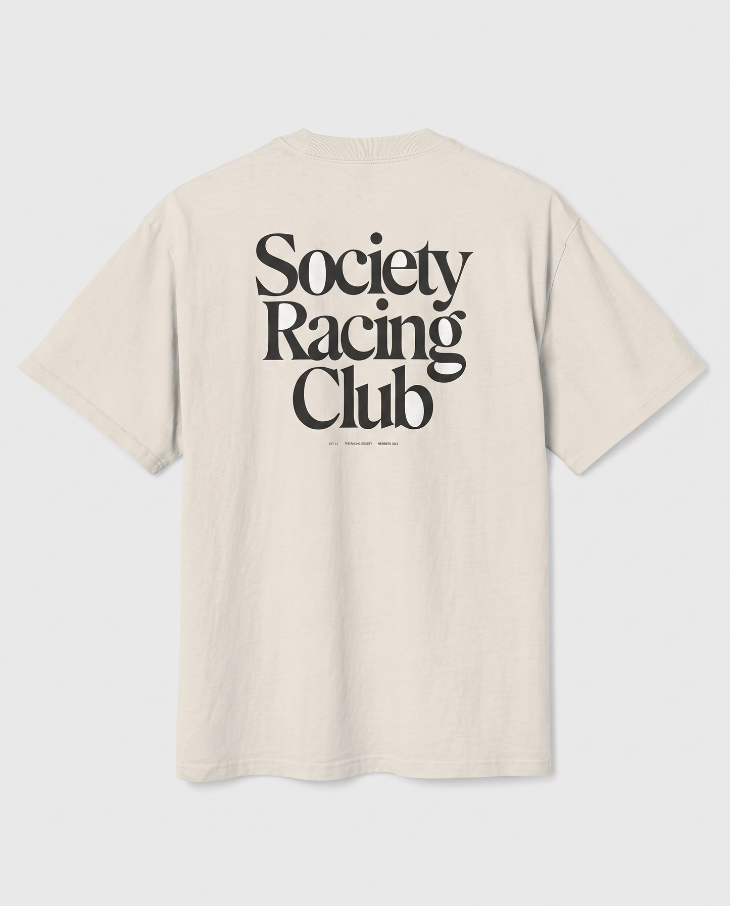 Society Racing Club — back flat, Faded Bone