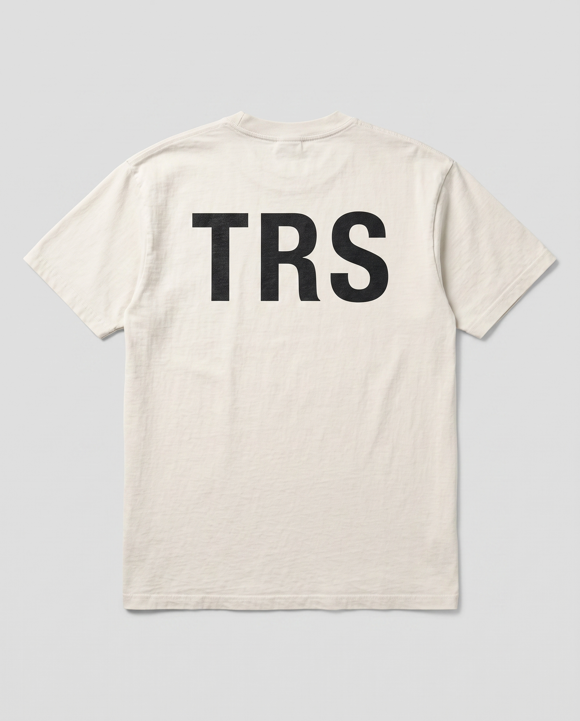 TRS Monogram — back flat, Faded Bone