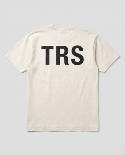 TRS Monogram — back flat, Faded Bone