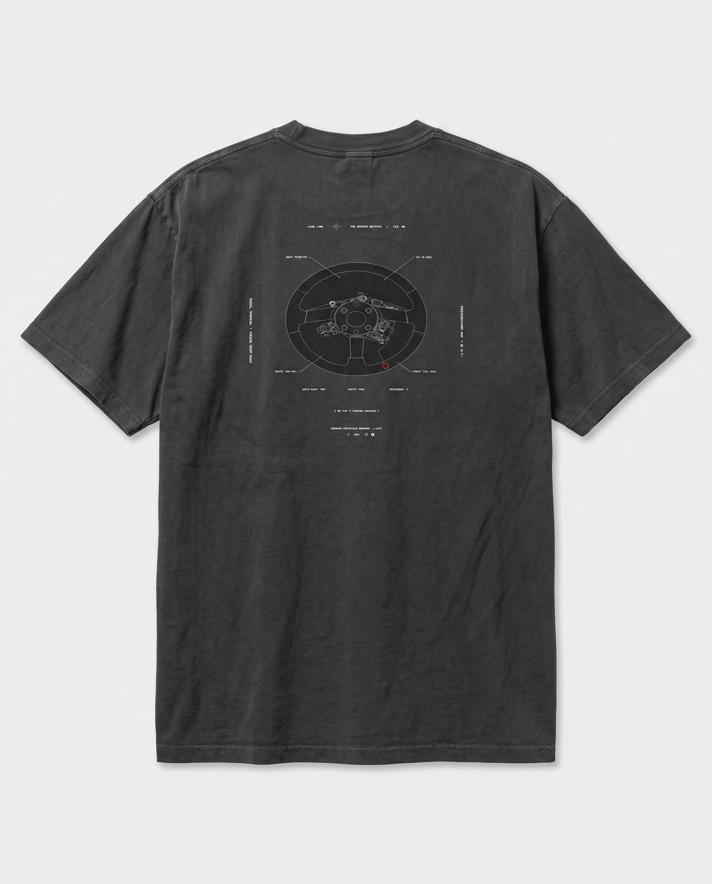 We Don't Discuss Numbers — back flat, Faded Black