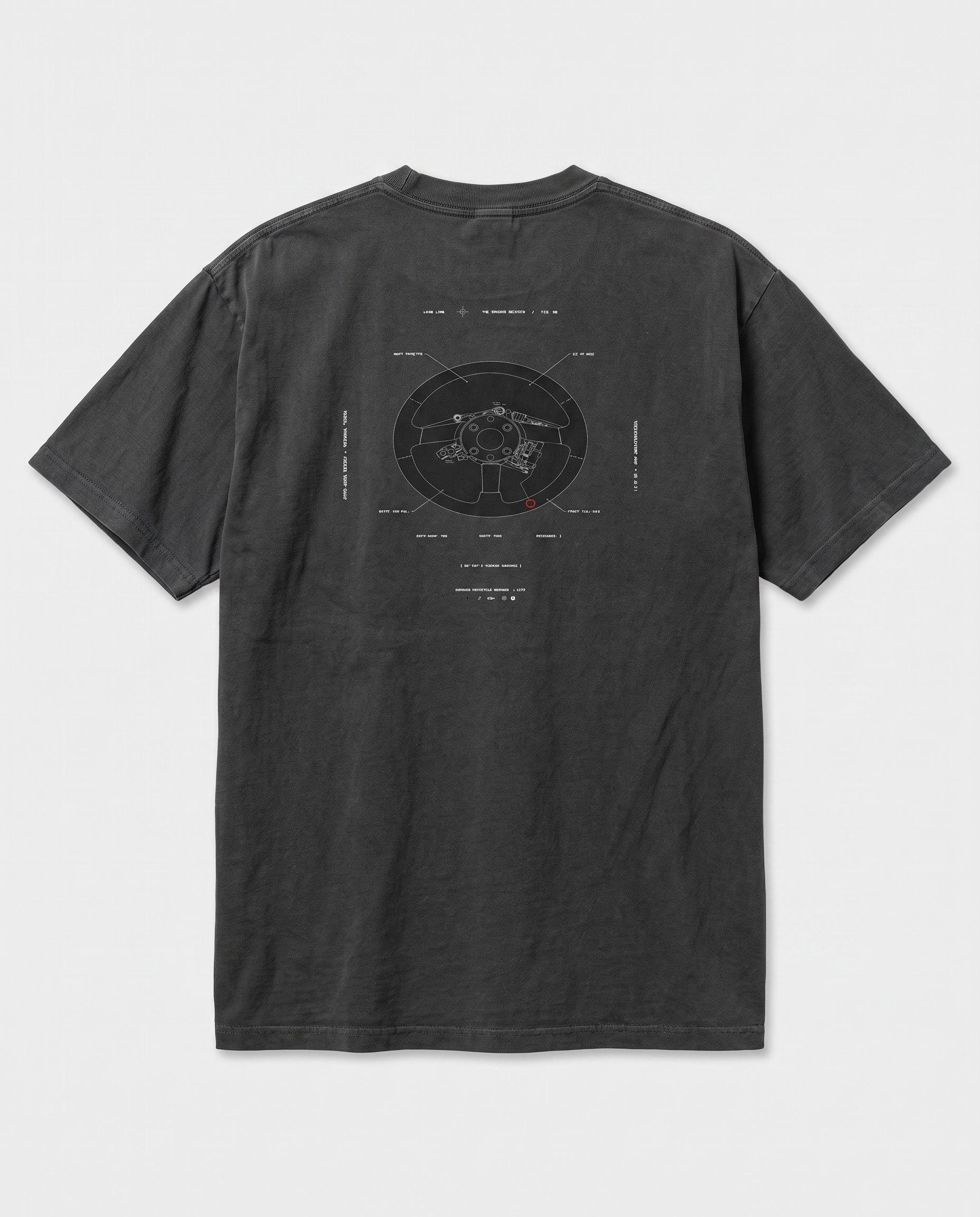 We Don't Discuss Numbers — back flat, Faded Black