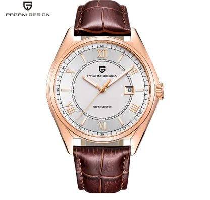 PAGANI DESIGN Men's Automatic Mechanical Watch (Leather)