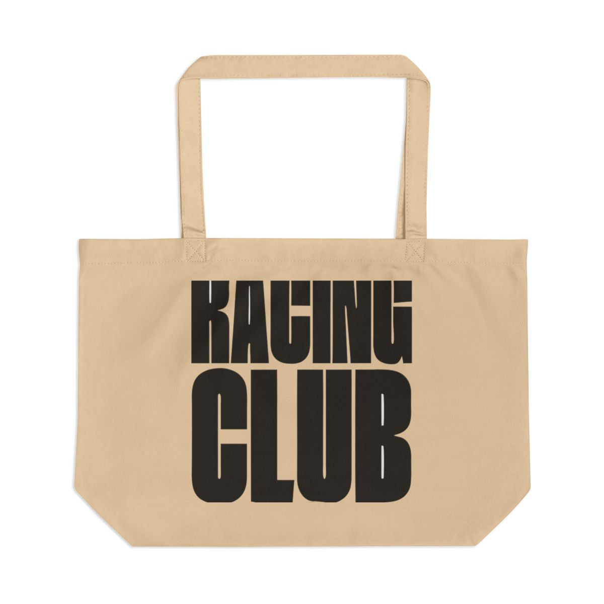 Midnight Racing Club large eco tote bag — Oyster