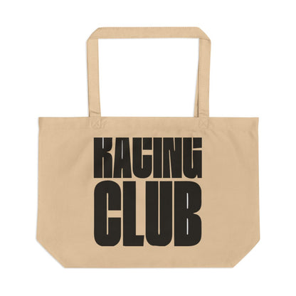 Midnight Racing Club large eco tote bag — Oyster