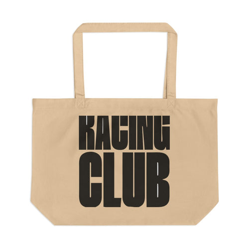 Midnight Racing Club large eco tote bag — Oyster