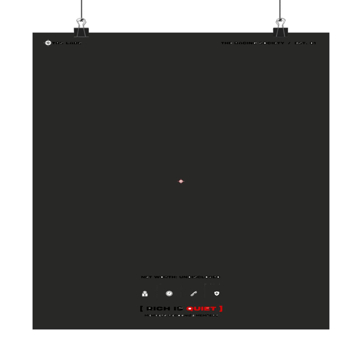 Net Worth Undisclosed — TRS Labs art print