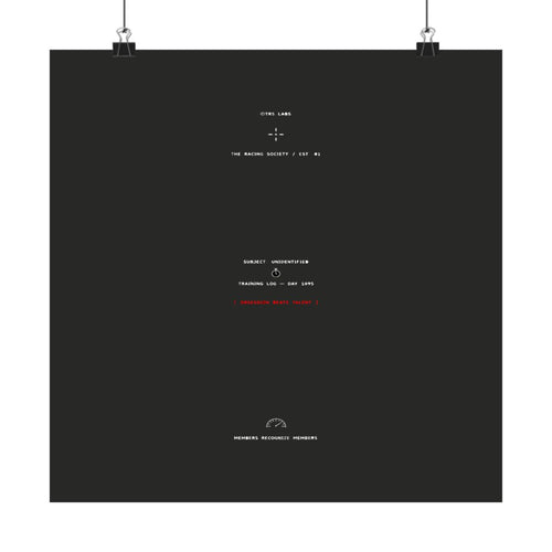 Obsession Has A Spine — TRS Labs art print