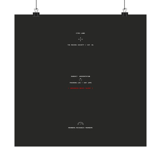 Obsession Has A Spine — TRS Labs art print
