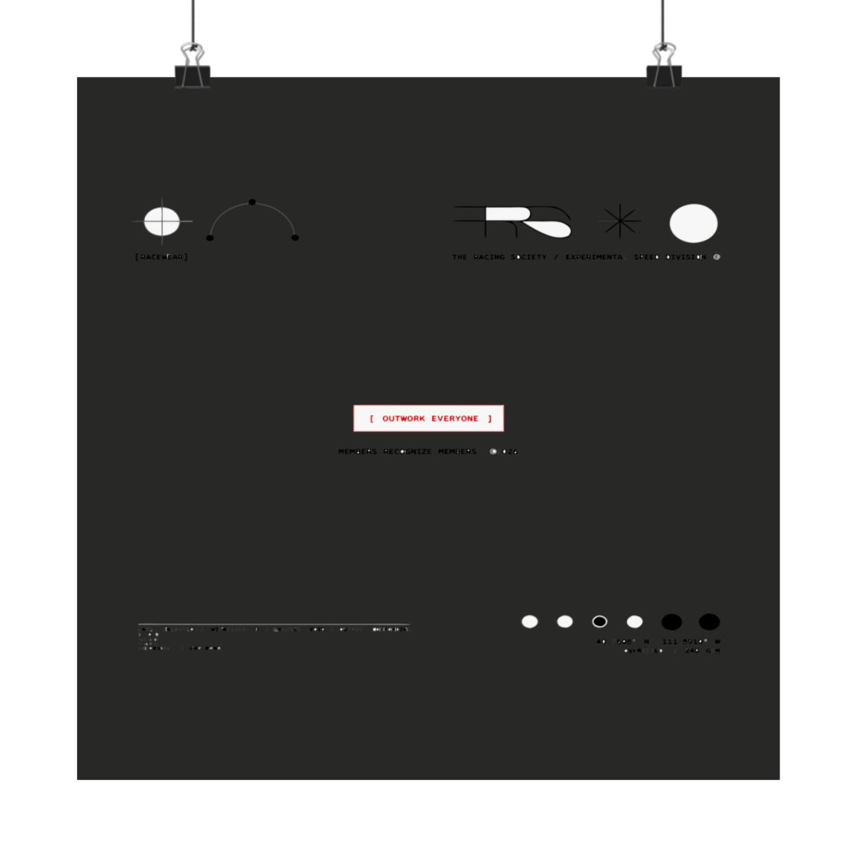 Outwork Everyone — TRS Labs art print