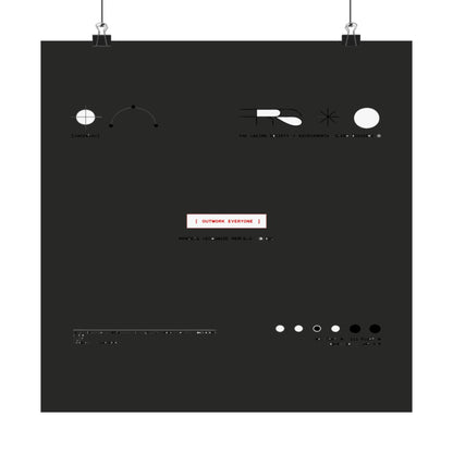 Outwork Everyone — TRS Labs art print