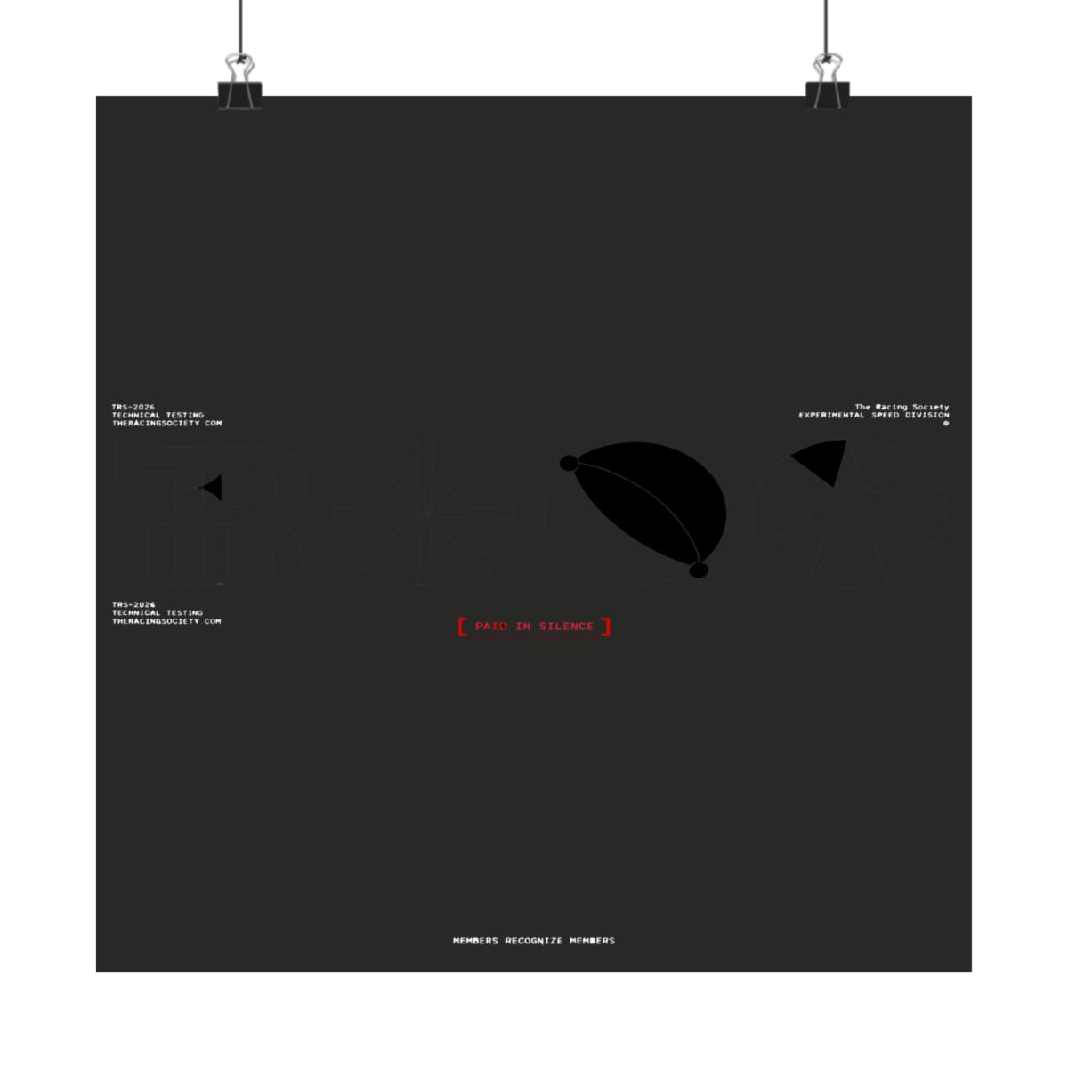 Paid In Silence — TRS Labs art print
