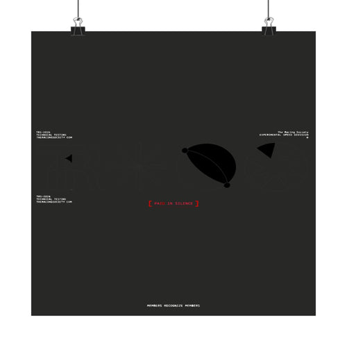 Paid In Silence — TRS Labs art print