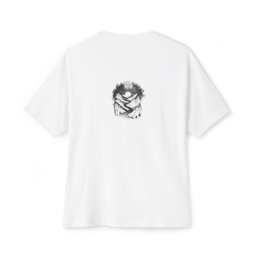 Scenic Route Loyalty Club oversized boxy tee — back print, White
