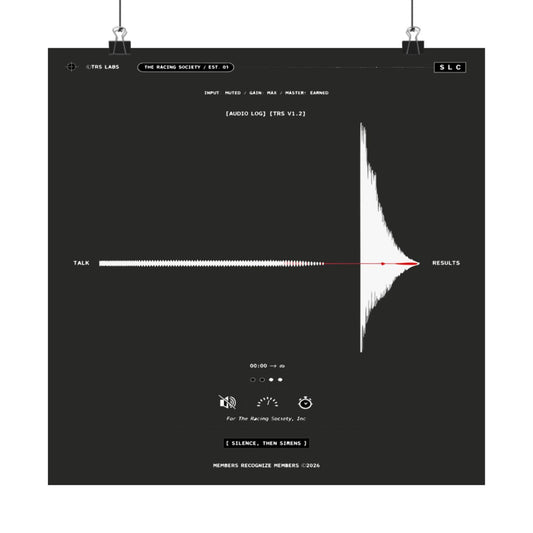Silence, Then Sirens — TRS Labs art print