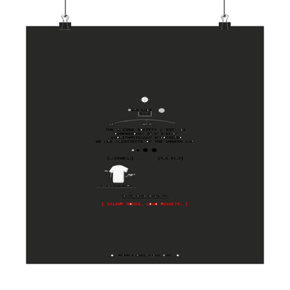 Silent Moves, Loud Results — TRS Labs art print