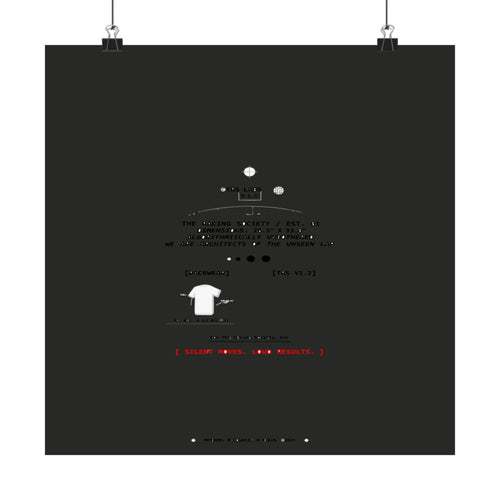 Silent Moves, Loud Results — TRS Labs art print