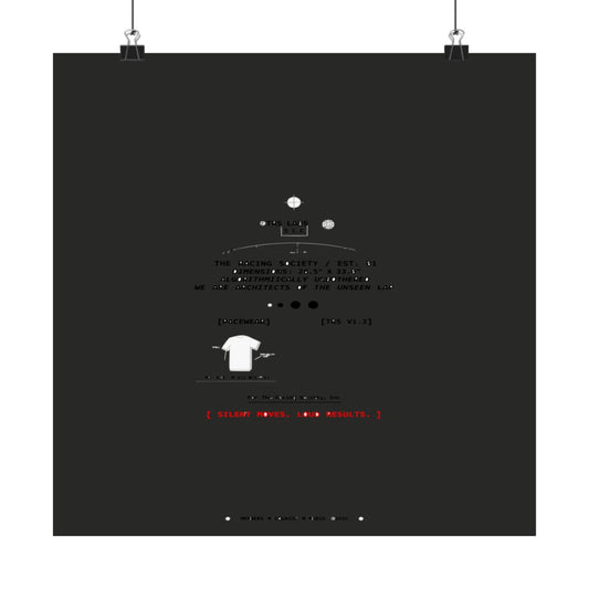Silent Moves, Loud Results — TRS Labs art print