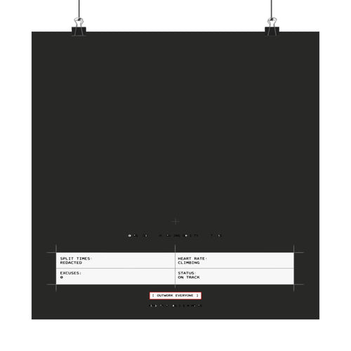 Split Times Redacted — TRS Labs art print