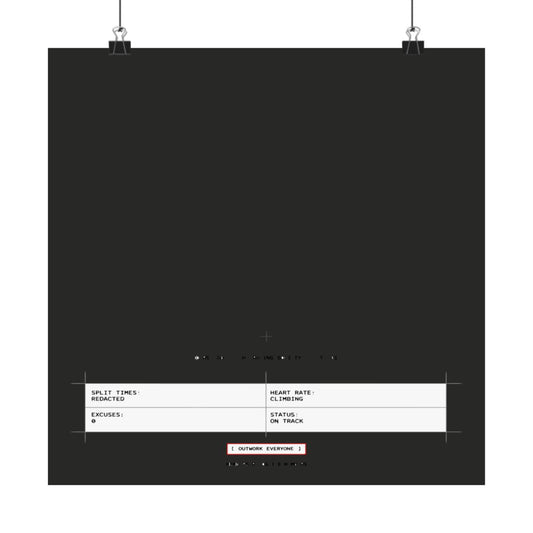 Split Times Redacted — TRS Labs art print