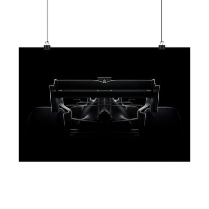The Wing car poster — matte automotive wall art, hanging