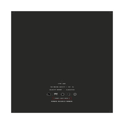 Velocity Report — art print in situ